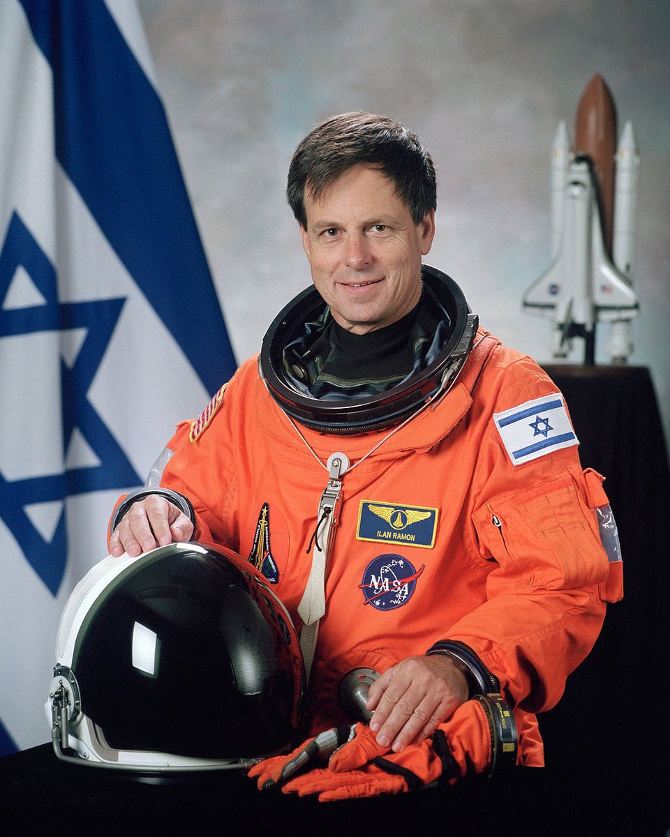 Ilan Ramon was Payload Specialist for STS-107. He was a Fighter Pilot for the Israeli Air Force. In 1997 he was selected by NASA to become a Payload Specialist, and assigned to STS-107. This was his first flight to space, and made him the first Israeli Astronaut.