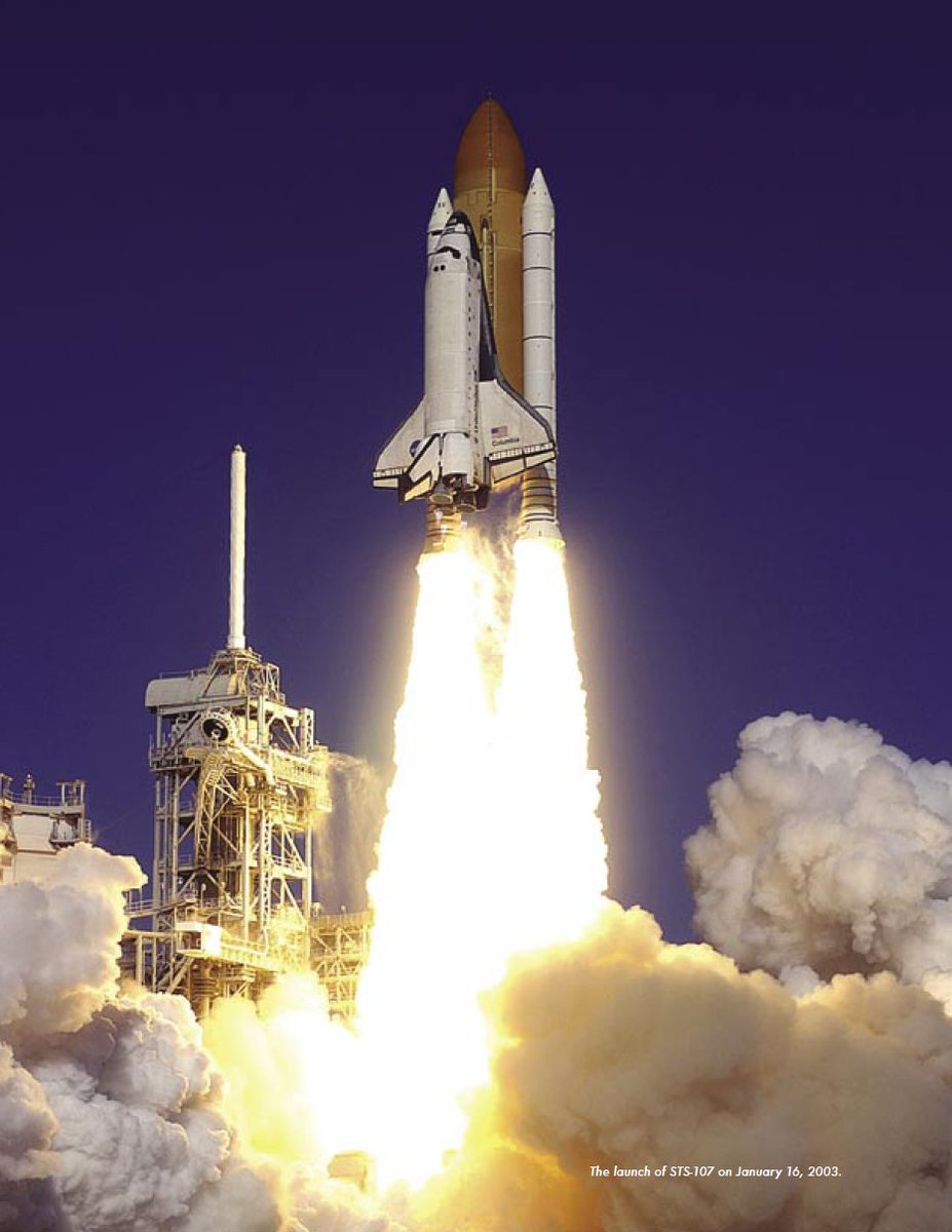 STS-107 lifted off successfully on January 16th, 2003. After ~8.5 minutes the main engines shut down, and the orbiter separated from the External Tank. At this point there was no indication that something had gone wrong.