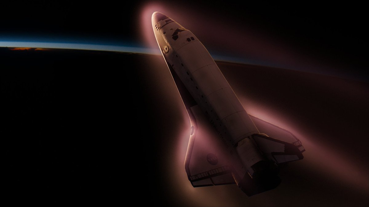 During reentry, hot gases begin entering the damaged left wing. As the vehicle continued through reentry, mission control noted multiple sensors giving heat warning, and eventually failing completely. Through the reentry the left wing would have been slowly shedding debris.