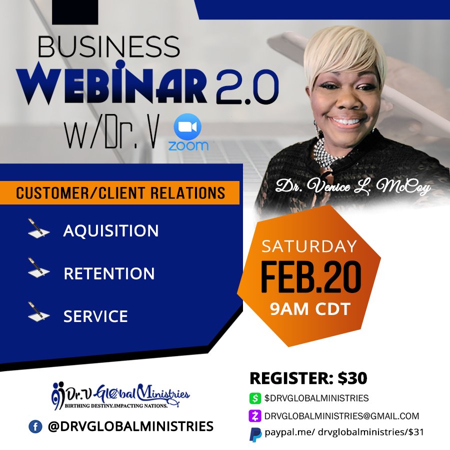 drvenicem's tweet photo. Registration for BW 2.0 is open! Secure your virtual seat now👇🏽
cash app: $drvglobalministries
zelle: drvglobalministries@gmail.com
https://t.co/ibhAFYVHZs https://t.co/Xpza2vqvzw