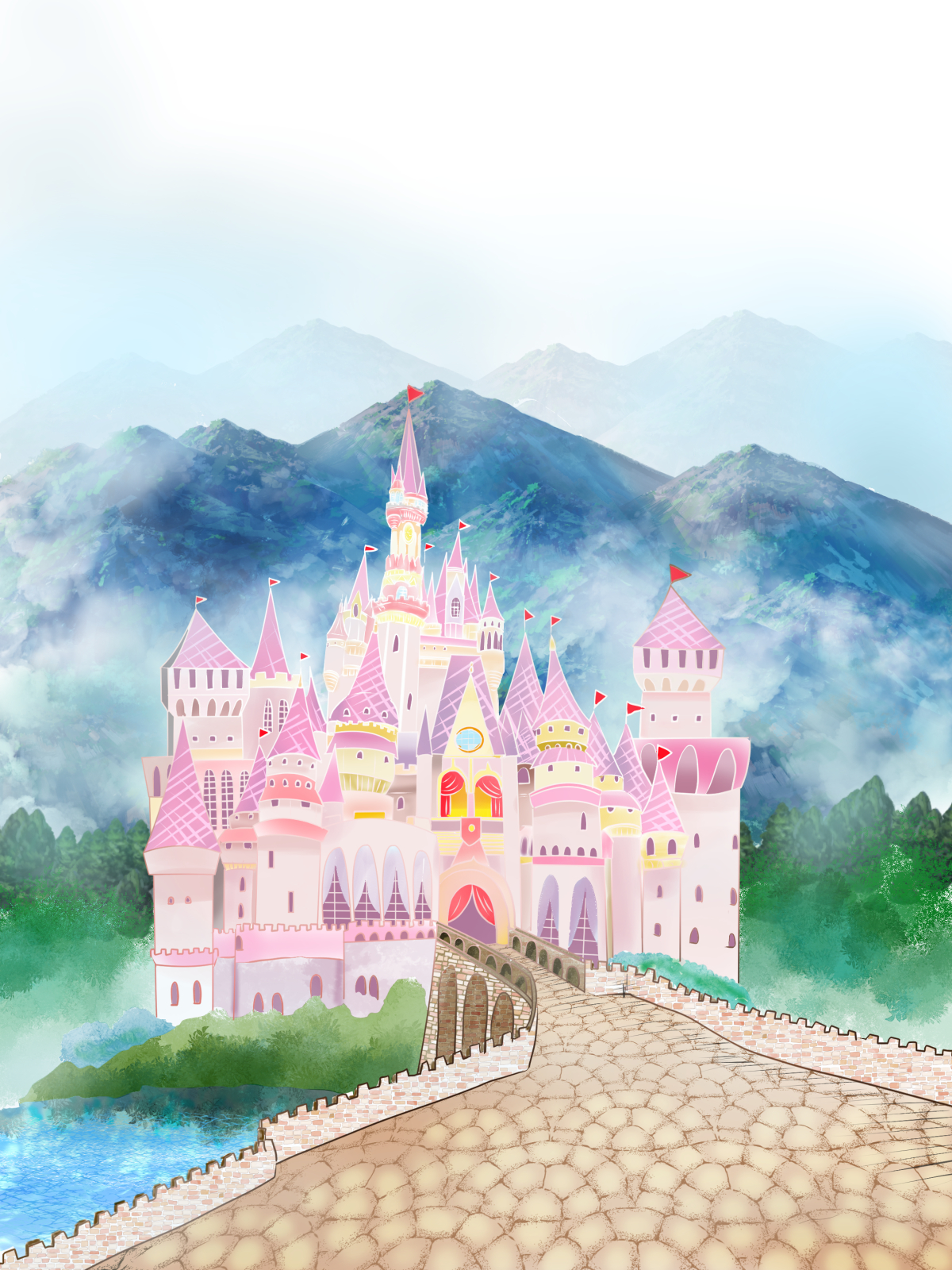 Twitter 上的 愛ちん ゆめみ愛 昨日描いた絵です ﾟwﾟ ﾉ 恋の魔法とおまじないペン入れ イラスト Acさん素材ちびモブ会社員 新誕生花山梔子完成 昔話 つぐみひげの王様 背景お城 お城は難しい ﾟdﾟ T Co Liwx4smsfb Twitter