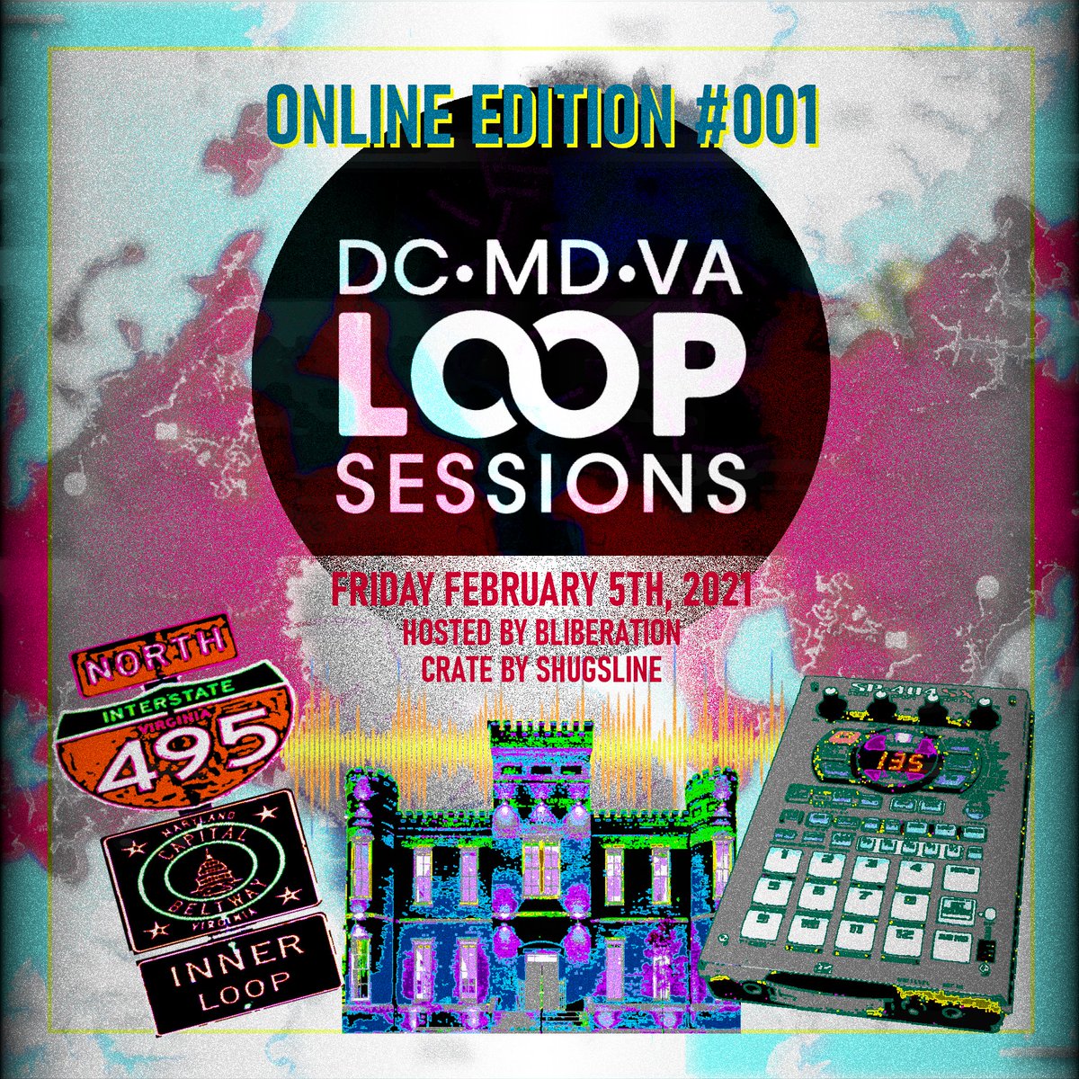 Mags119's tweet photo. You're all invited to our first #LSDMV on February 5th (sample drop on Feb. 4th); the concept is simple: listen to the sample bank, use it in your track, send it over, and tune into our IG Live on the 5th at 8pm EST! RSVP on Facebook https://t.co/e5s2nyirjn; see you there! 😁🌐🎧 https://t.co/zAW6rhSZOf