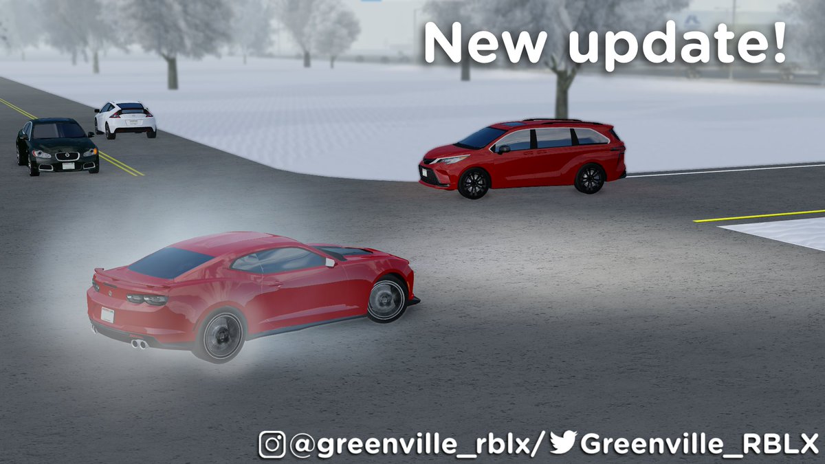 Greenville Roblox Official On Twitter Changelogs V1 10 0 Added 8 New Cars 20 Individual Cars Trims Added Updated Some More Models Of Cars Already In Game Added Random Prop Cars Around - map roblox greenville