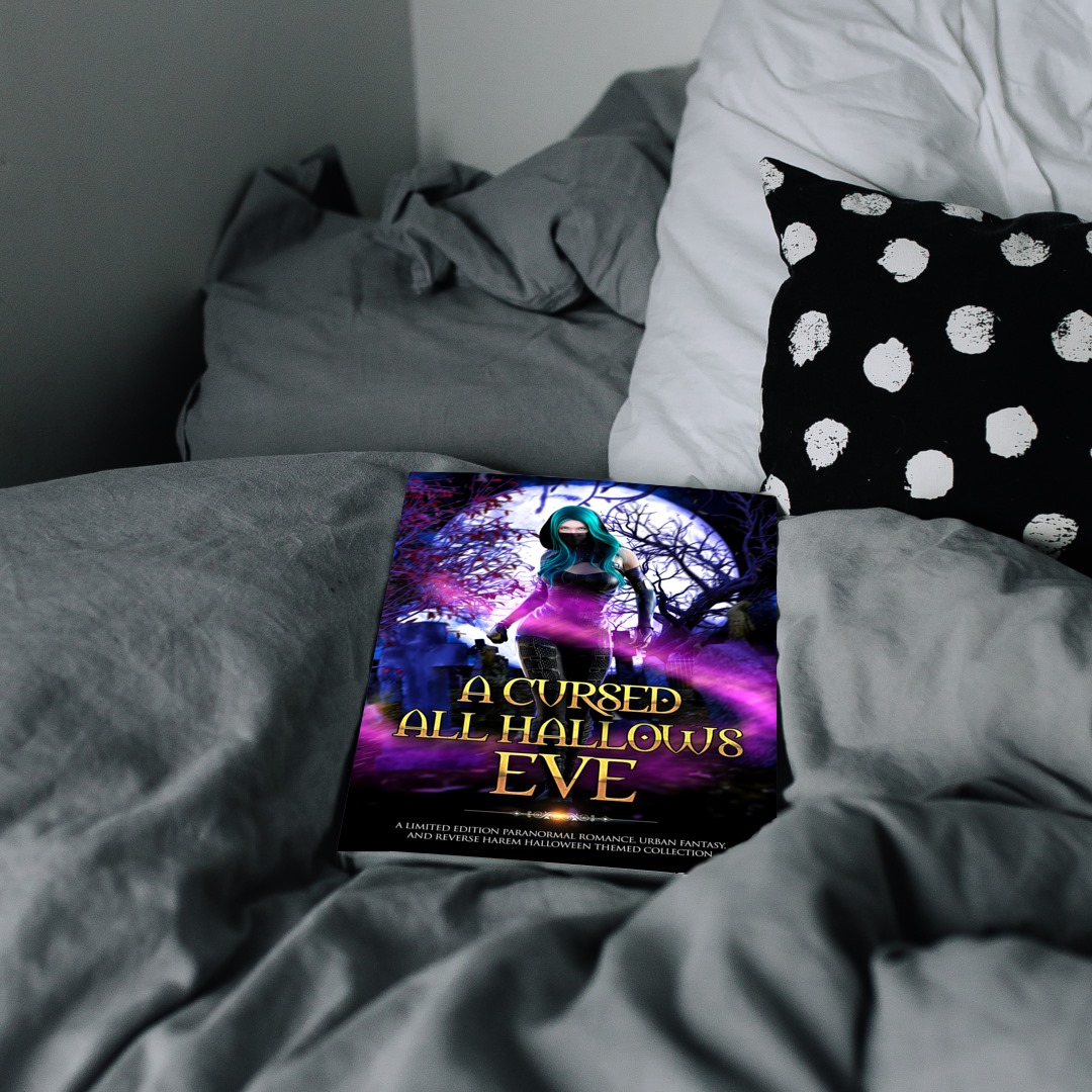 The_BookPub's tweet photo. Snuggle in with this good book of spooky tales.  It's all you'll need to keep you warm on these chilly nights!  #CursedHallowsEve   https://t.co/KNQQz8u8hC
#halloweenstories #ParanormalRomance #boxset #UF #RH
#KU #KindleUnlimited @GinaKincade  @kristaames https://t.co/c16FiChWl0