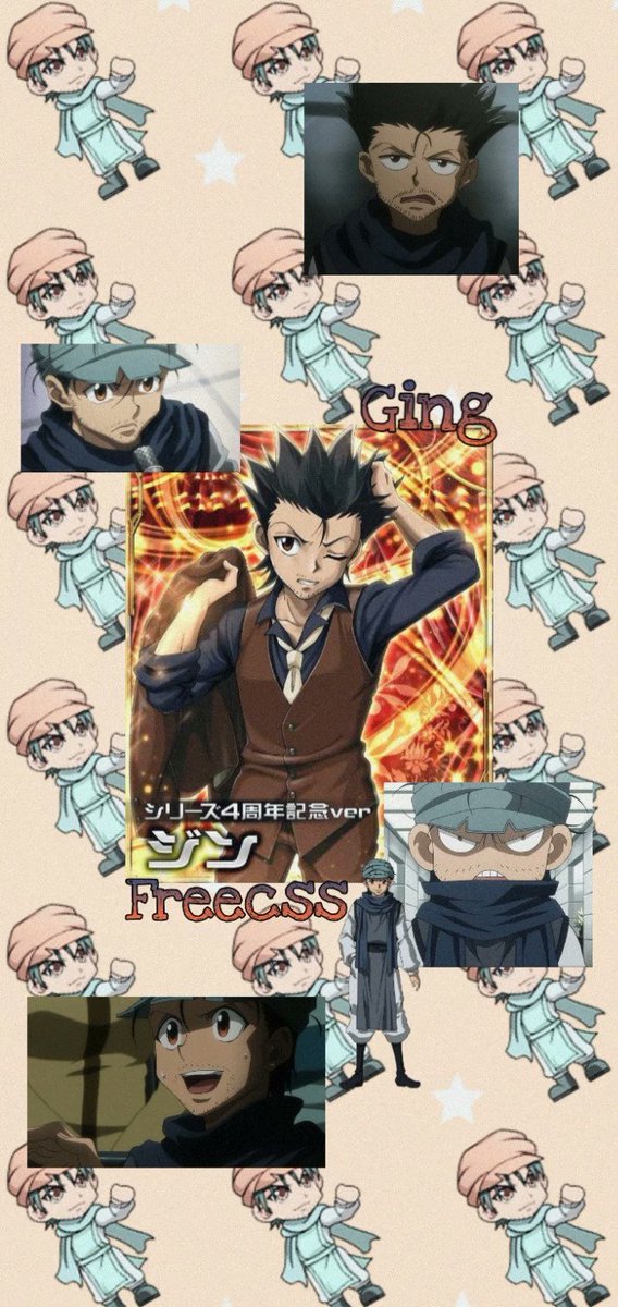FraisyBear's tweet photo. Six
> Ging Freecss
> Lockscreens
#animeedits #anime #manga #edit #hxh #HUNTERHUNTER #gingfreecs https://t.co/r4U2yJtrFA