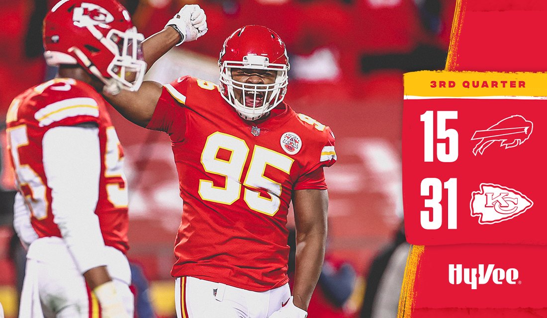 Chiefs's tweet photo. 15 minutes stand between us and the Super Bowl https://t.co/qG3FcEQ3sg