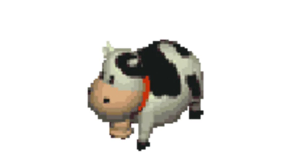 wesidentevil's tweet image. we as a society need to start hyping up all the pixel cows from video games
