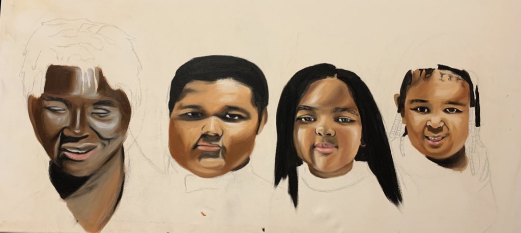 artisticlifest1's tweet image. I love when I get full creative freedom with my commissions it comes out magical 😩✨👌 #progressshot #process