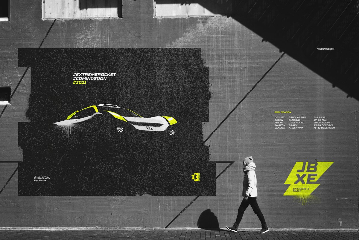 andwerndesign's tweet image. #liverydesign for @JensonButton @jbxeracing for the 2021 @ExtremeELive season powered by #pipt #jb22 #extremee #design #logodesign #motorsport #racing #automotive #racecar #Formula1