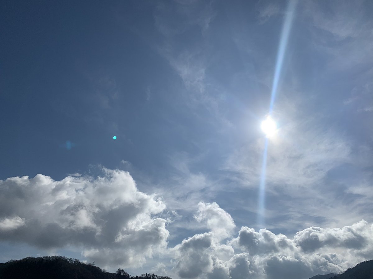 晴れた日の空 晴れた日の空