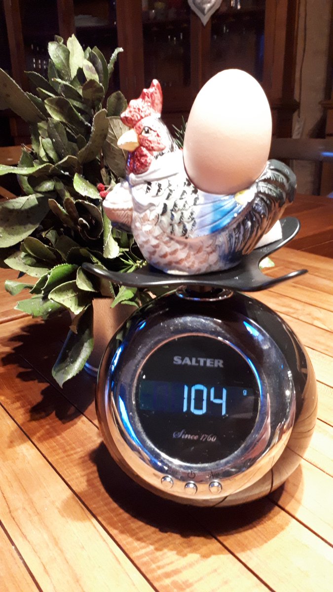 chambresenvigne's tweet photo. L'oeuf du matin 104 grammes ... bon appetit 
Morming egg !! Enjoy 😁😀
https://t.co/1QRb8I1iZv
#MondayMotivation #Bordeaux #oeufalacoque
#chambresenvigne #guesthouse #BreakingNews #breakfast #petitdejeuner https://t.co/YC2VCA7X6C