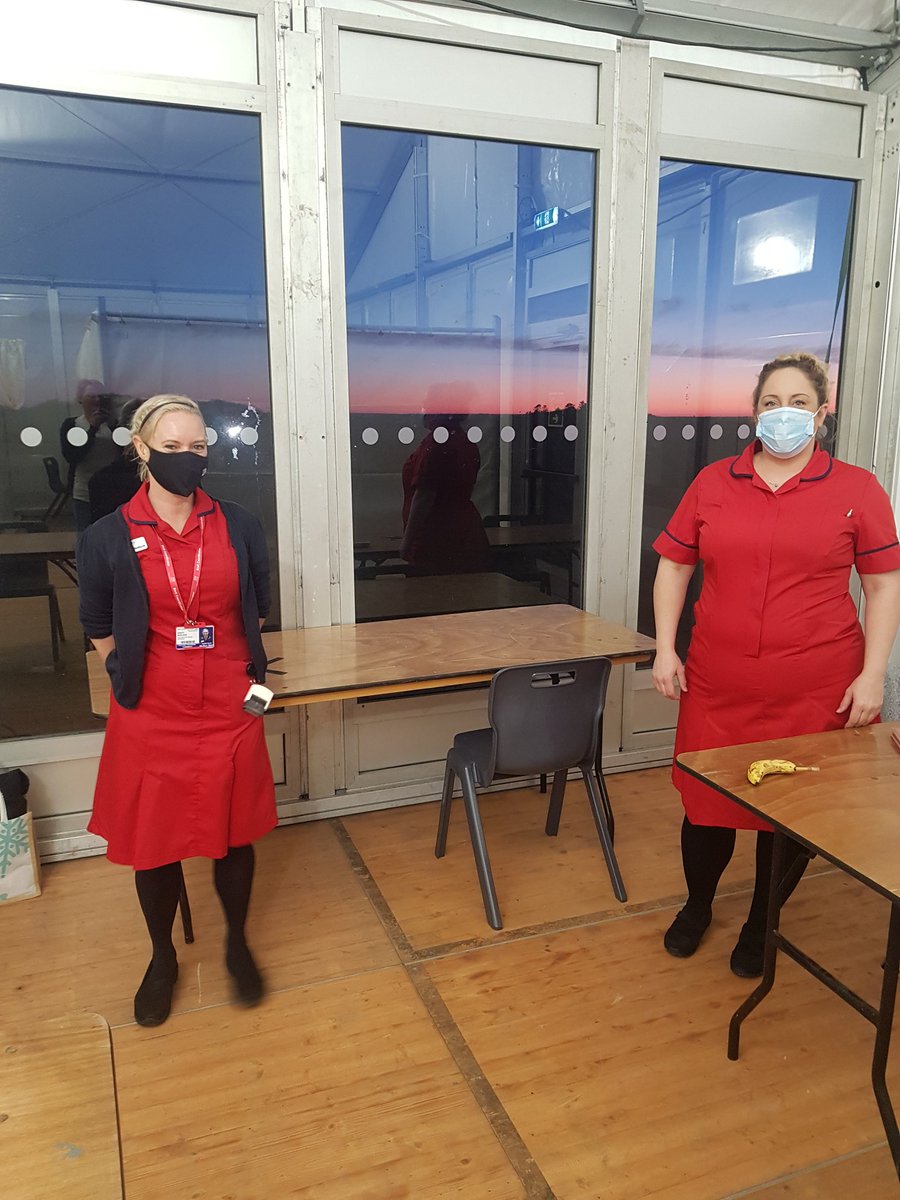 PUNC12_PB's tweet photo. We are getting ready to start vaccinating at Stithians snowbound this morning. Cornwall's first mass vaccination centre. It's all very exciting! @PharmacistIT @RCHTWeCare #vaccination #COVID19 https://t.co/darj5DTnT1