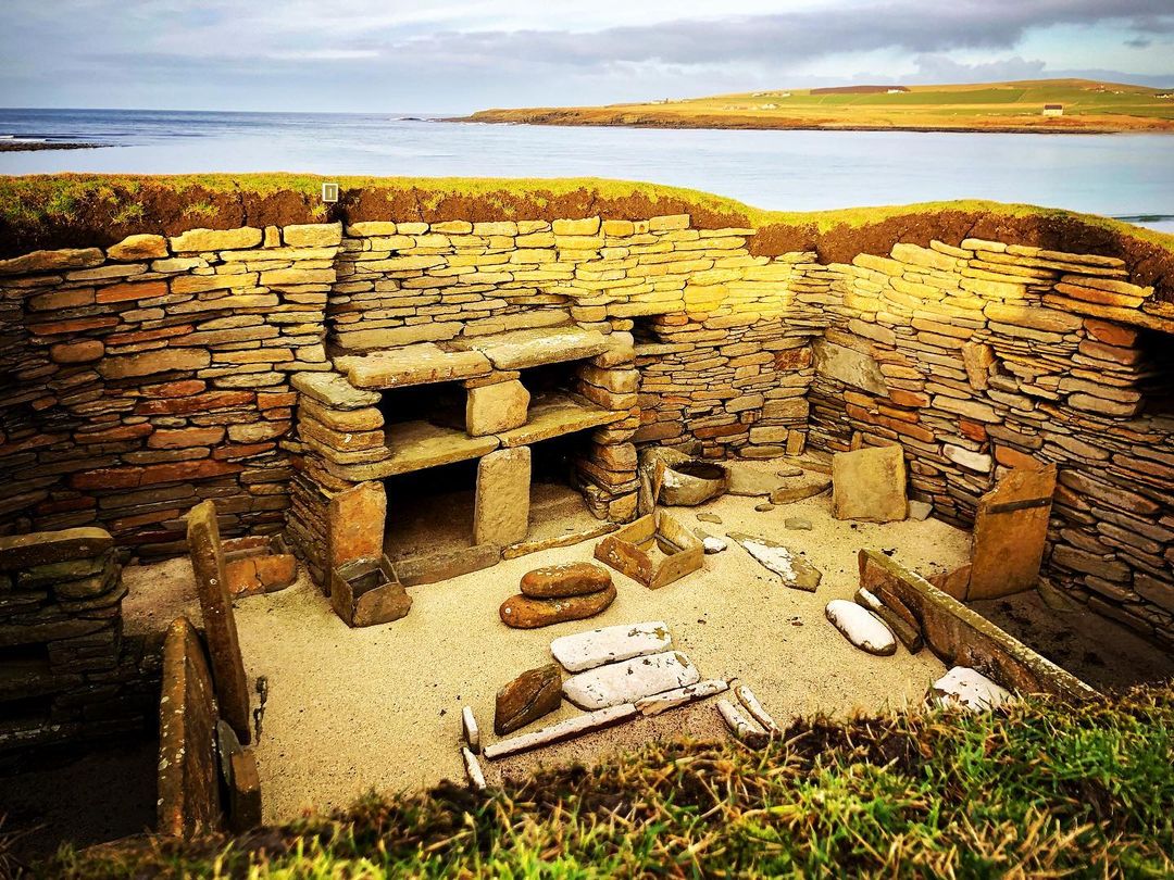 View of Skara Brae, Orkney