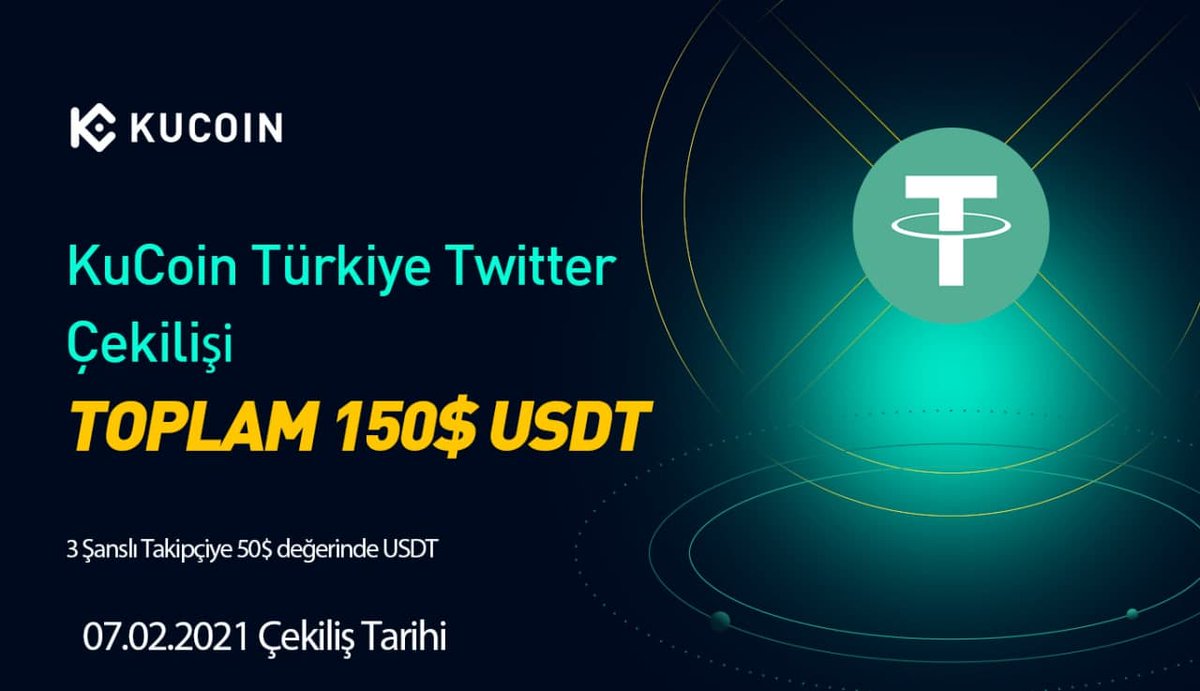 🥳KuCoin Türkiye Twitter’a Özel $150 USDT Ödül🥳

👉 Bu paylaşımı retweetle ve beğen
👉 <a href="/KuCoinTurkey/">KuCoinTR</a> twitter hesabımızı takip et

3 Şanslı takipçimizin her biri 50 USDT ödül kazanacaktır.

Telegram grubumuzu takip etmeyi unutmayın :
t.me/kucointurkiye