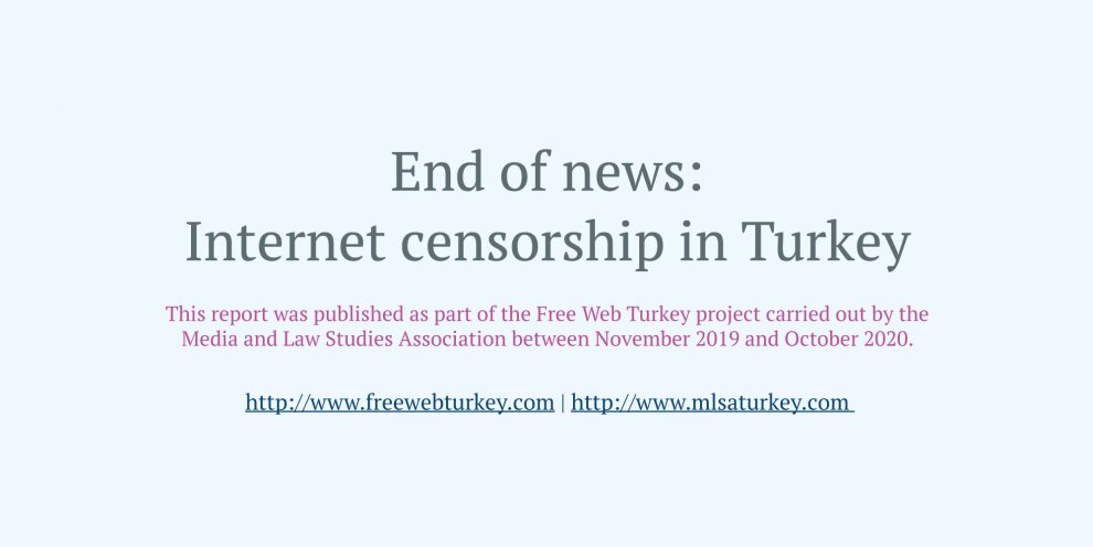 korsanparti's tweet photo. We are one of the components of the platform @FreeWebTurkey "End of news: Internet censorship in Turkey” report was published. 
▶︎ https://t.co/RMyS0sO1x3 https://t.co/IzVHLm4uXP