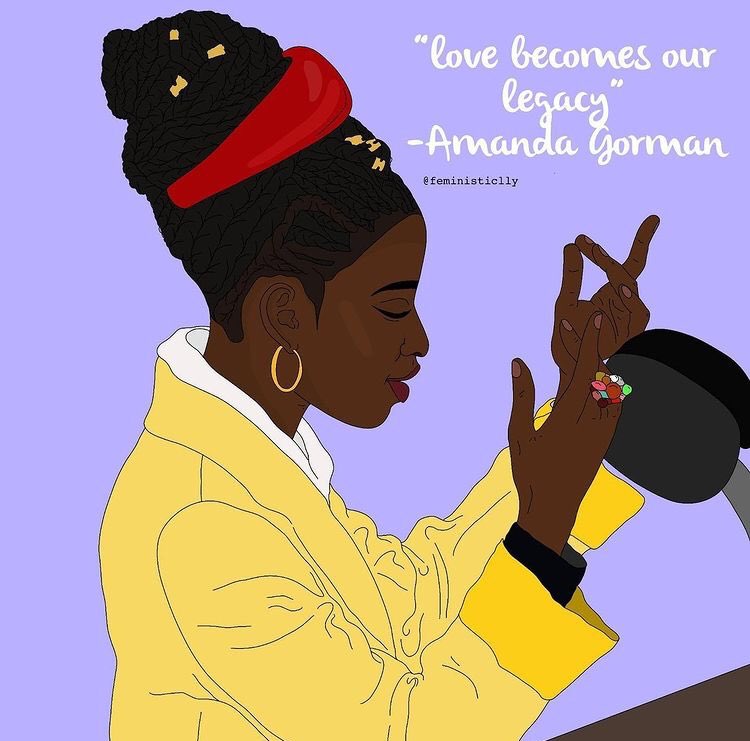 Love becomes our legacy. 
#AmandaGorman #Humanity #Transformation #Equality 
#TheHillWeClimb #ThinkBIGSundayWithMarsha