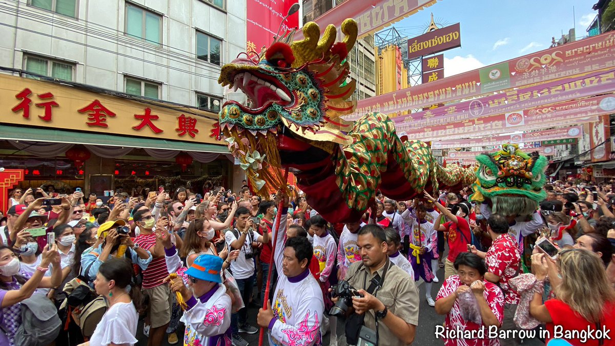 The Thai government has made Chinese New Year a public holiday for the first time to encourage people to travel. This year it’s on Friday 12th February. One of the best places to witness it is in Bangkok’s Chinatown. But it’s doubtful we will see a big celebration like last year. https://t.co/TYvhylPcrS