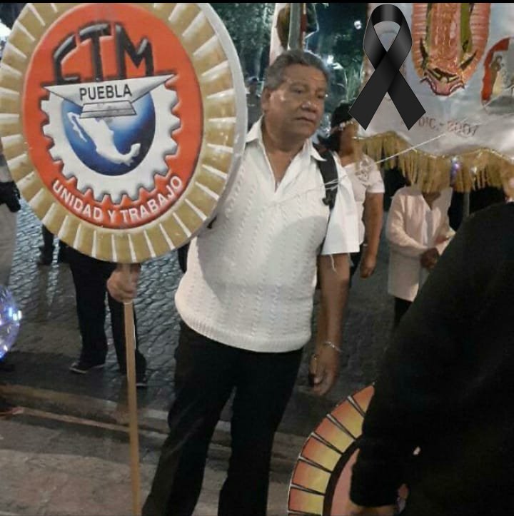 #ULTIMAHORA La Federación de Trabajadores de Puebla <a href="/CTMPuebla/">CTM_FTPuebla</a> y su líder <a href="/leobardosoto/">Leobardo Soto</a> expresan su más sentido pésame a la familia de Don José Luis Castillo, integrante del Sindicato de Globeros y Juguetes Varios, quién falleció en horas recientes QEPD 🙏🏼
