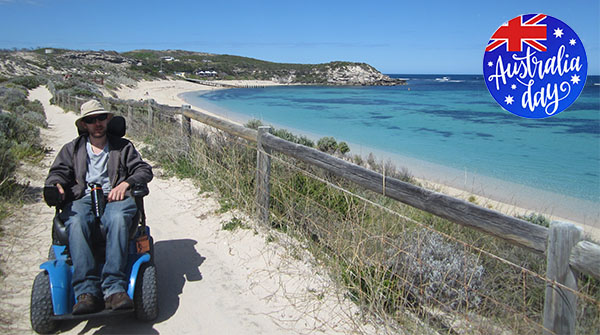 MagicMobility's tweet image. #HappyAustraliaDay for tomorrow! Please be advised that Magic Mobility will be closed on Tuesday 26th January, 2021 to celebrate our great nation.  Showcasing one of Western Australia's gorgeous beaches is #ExtremeX8 user Luke. Which Australian beach is your favourite to go to?