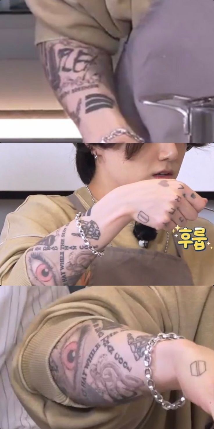 Twitter 上的 레나 ℛℰ𝒩 𝒜 グクちゃん Exiletakahiroさん Gene数原龍友くんもご覧のとうり タトゥー はいってる とくに龍友くんは 意味があるみたいだけど タトゥーかっこいい タトゥーシールでこういうがらも良さそうなんだけど