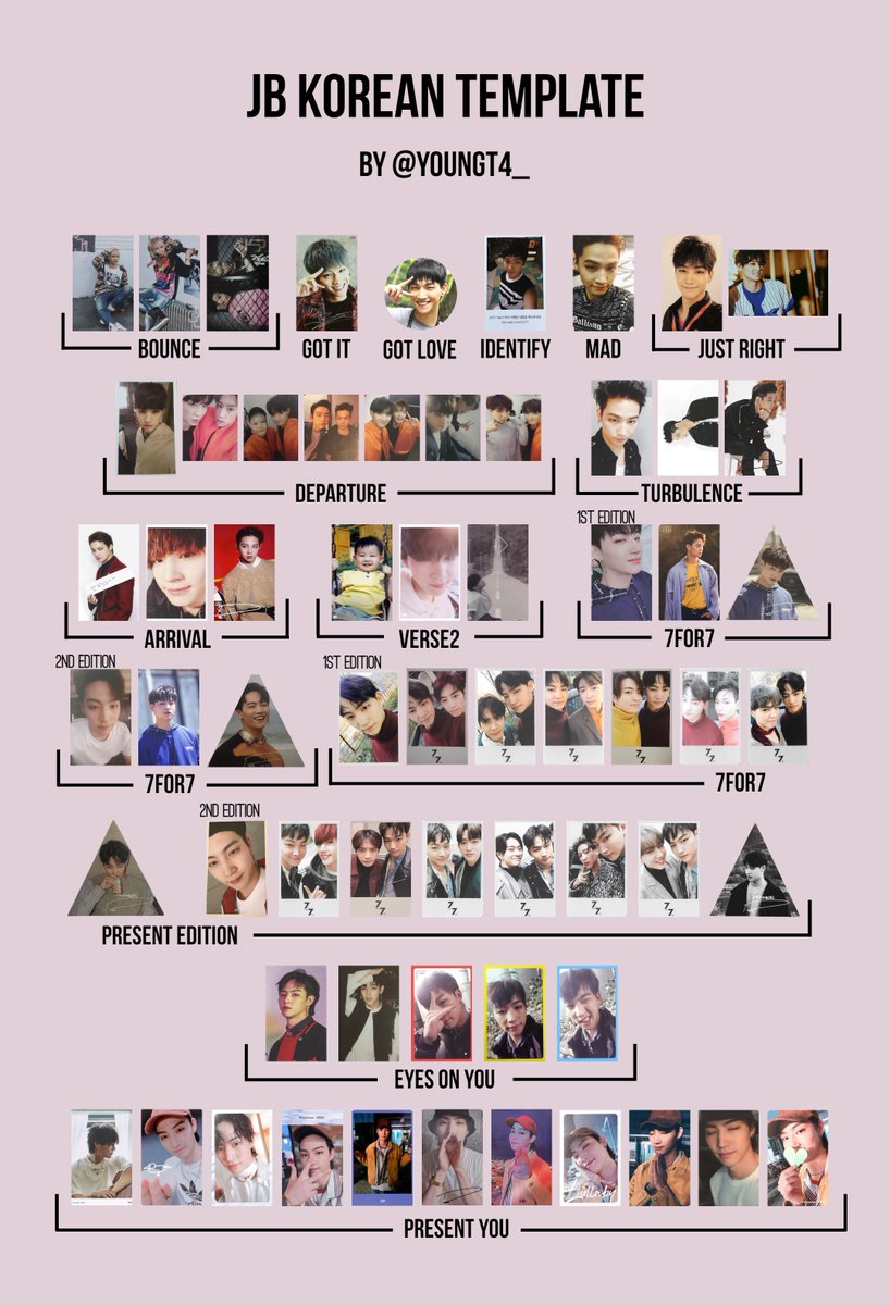 bambamism's tweet photo. =͟͟͞♡ เธรดรวม *◟✿ ꒰ 𝗚𝗢𝗧𝟳  Template ꒱ * : ･ﾟ

✨💚 ไว้ตามล่าหาการ์ดกันค่ะ ˎˊ˗
มีตั้งแต่ อัลบั้มแรก จนถึง อัลบั้มล่าสุด!  ⸝⸝⸝

Ps.Thx for all who make this ✨🙏🏻
ꕀ credit in pic

#GOT7  #IGOT7 @GOT7Official 

+♡ การ์ดเกาหลี KOREAN PHOTOCARD
(JB have 2 Template) https://t.co/KQF51rBwxn