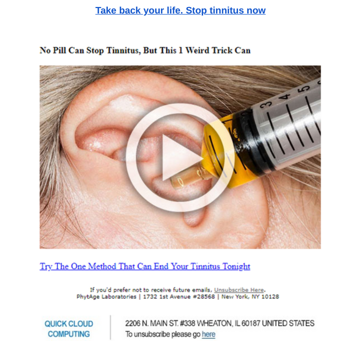AnonymousAnim11's tweet photo. @Jack_Septic_Eye what the hell? i watched your tinnitus video, didn't even go to that website you were using, and i got an email about tinnitus treatment on the account that i watched your video on. google really do be spying on everyone tho https://t.co/k4M9Y53F0C