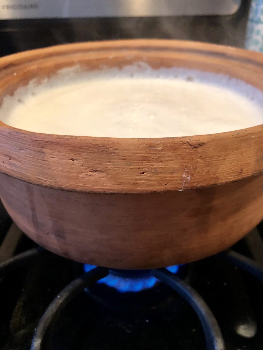 It turns out clay has two fantastic properties! 1) Clay has relatively low thermal conductivity. This means it does not transfer heat as quickly as other materials like metal or glass, for example.