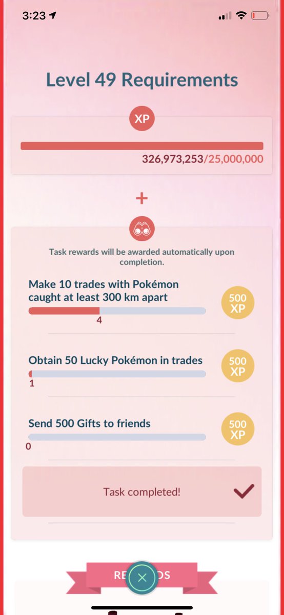 Lauren_lolly_'s tweet photo. @NianticHelp  YOU NEED TO REINSTATE MY PROGRESS RIGHT THIS SECOND. I have already done so many lucky trades today. You need to explain yourself right now. https://t.co/rWGaKfPEXc