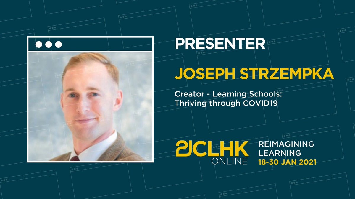 Less than 24 hours away! Be sure to join #21CLHKOnline to hear about how top leaders at top schools thrived through COVID! Including insights from <a href="/richkuder/">Richard Kuder</a> <a href="/B_Sheridan/">Benjamin Sheridan</a> <a href="/sjtylr/">Stephen 🌏 Taylor</a> <a href="/kellyed121/">Dr. Kelly Grogan</a> <a href="/jdungan/">Jeff Dungan Ed.D</a> <a href="/gregrsmith62/">Greg Smith</a>   <a href="/varga_mel/">Mel Varga</a> <a href="/watnunu/">Sandra Chow</a> and more!
