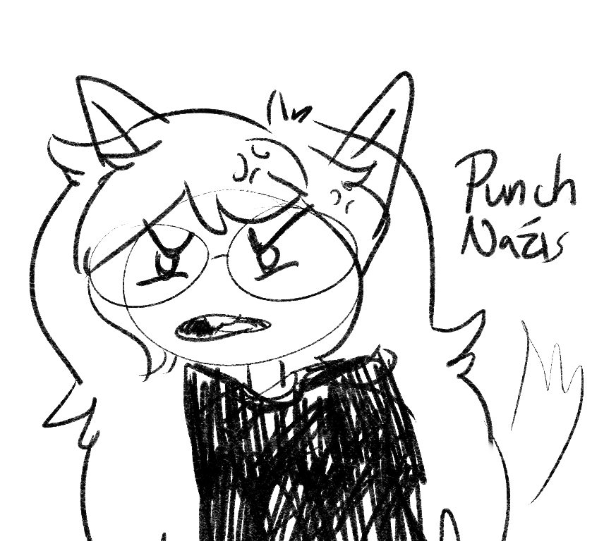 Rika_Draws's tweet photo. i love the sketch brush and am honest to glob trying to get back into the habit of drawing each day.

 (esp now that im hella sad and overwhelmed. ) https://t.co/82L6jIbztm