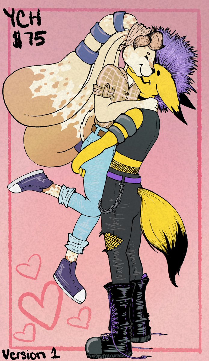 CbKdraws's tweet photo. Valentines YCH | 2 complex characters | any species | any gender | any body type | $75 
Dm for details 

#furryych #furryart #furryartist #valentinesych #commissionsopen #furrycommissionsopen https://t.co/bUI7RHJISp