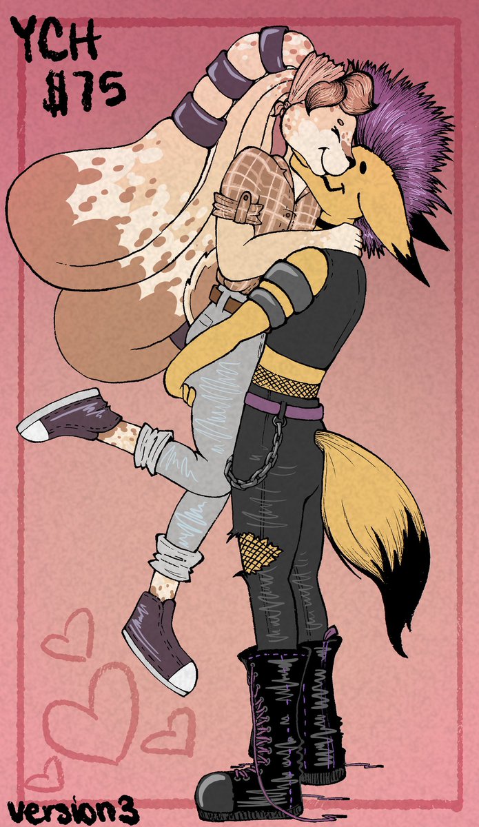 CbKdraws's tweet photo. Valentines YCH | 2 complex characters | any species | any gender | any body type | $75 
Dm for details 

#furryych #furryart #furryartist #valentinesych #commissionsopen #furrycommissionsopen https://t.co/bUI7RHJISp