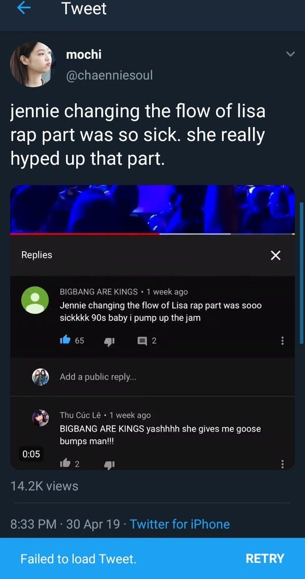 1,) This one will always be iconic Lisa antis thought their bias changed the flow to "90's baby" part,but it was actually lisaThey unconsciously praised lisa n called her, "main rapper" & when they realized it was actually lisa changing the flow, they deleted their tweets