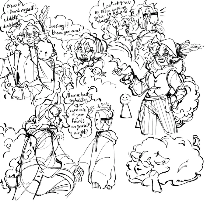 i forgot to post these momma puffy doodles I made!!!!! SOBS 
#CaptainPuffyfanart 