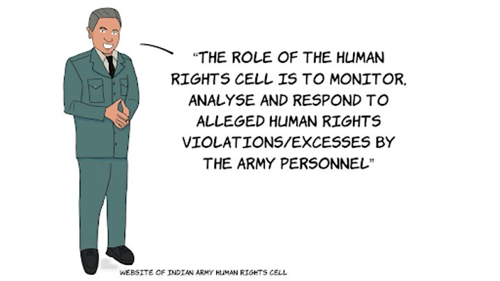 The Army already has a human rights cell, set up in 1993.  https://www.indianarmy.nic.in/Site/FormTemplete/frmTempSimple.aspx?MnId=YOLFB1ZTe6mQRdOgh8kJ8Q==&ParentID=jH+NP8umFD3v8uePCQE9Ew==&flag=iNXnx5mxHn6q96cq6dB77g==