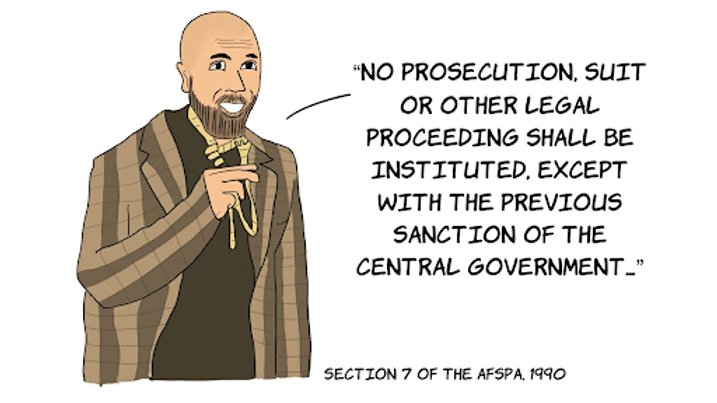 The main tool that security forces use to block civilian trials is the Armed Forces Special Powers Act, 1958 or AFSPA. This says that even when police find evidence against soldiers, they cannot prosecute them without permission from Delhi.