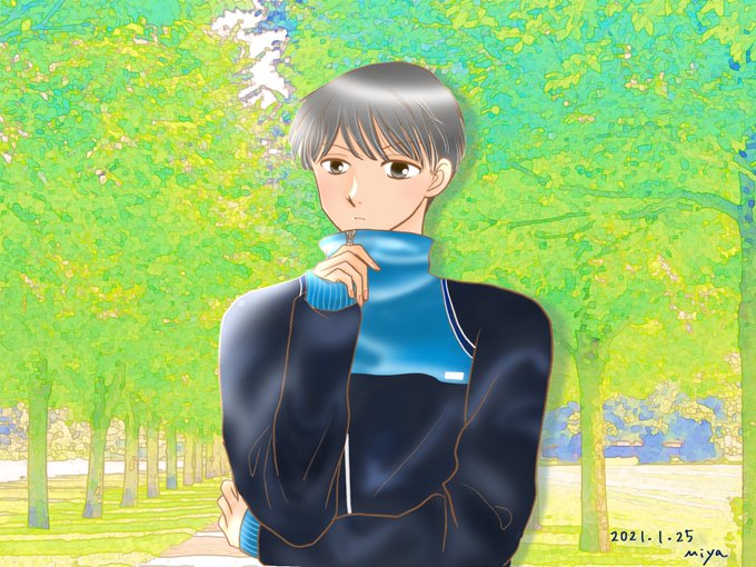 ジャージ男子のtwitterイラスト検索結果