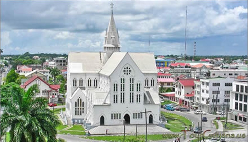 Our next site in Guyana is the beautiful St. George's Cathedral in Georgetown. It's an Anglican cathedral that was completed in 1899, though it officially opened in 1892. It has been designated as a National Monument of Guyana.