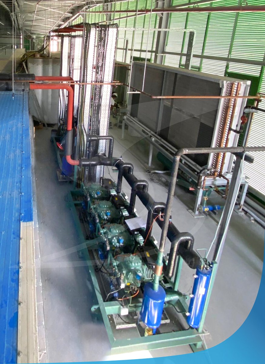 ADEARESTLLC's tweet photo. The plant includes 57kW #FreezerRack(3 Bitzer compressors) & 160kW #ChillerRack(4 Bitzer compressors), feeding 22 evaporators at the chiller/freezer stores, processing & loading dock areas.
Isn’t it interesting to see the systems required to keep our food refrigerated properly? https://t.co/9SiagLXn0t