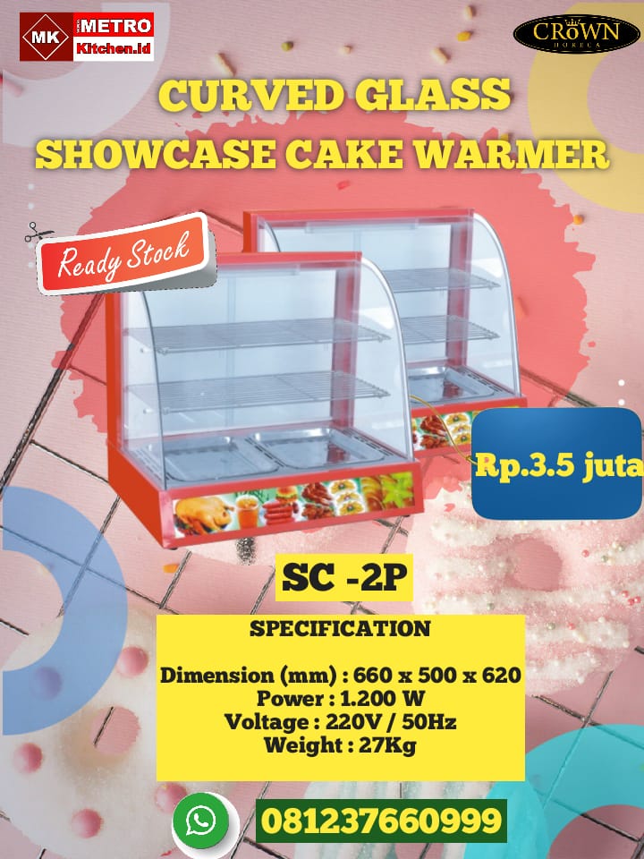Nah ini , showcase warmer  merk Crown 
untuk penghangat makanan cepat saji / Fast food  , sosis goreng  , ayam goreng   , tahu crispy , pokoknya yang serba goreng2 &amp; crispy crispy , buat usaha di rumah di masa pendemi covid in  , yukkk cusss ..order, !!
wa 081 237 660 999