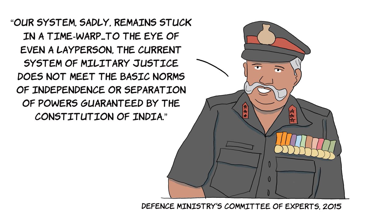 And Indian defence experts admit that our military justice system needs major reform.  https://www.mod.gov.in/sites/default/files/Reportc051020.pdf