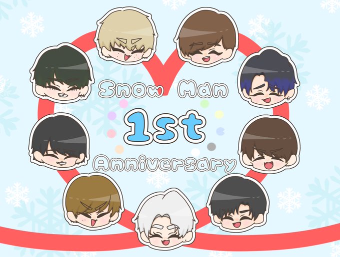 snowman1周年のTwitterイラスト検索結果。