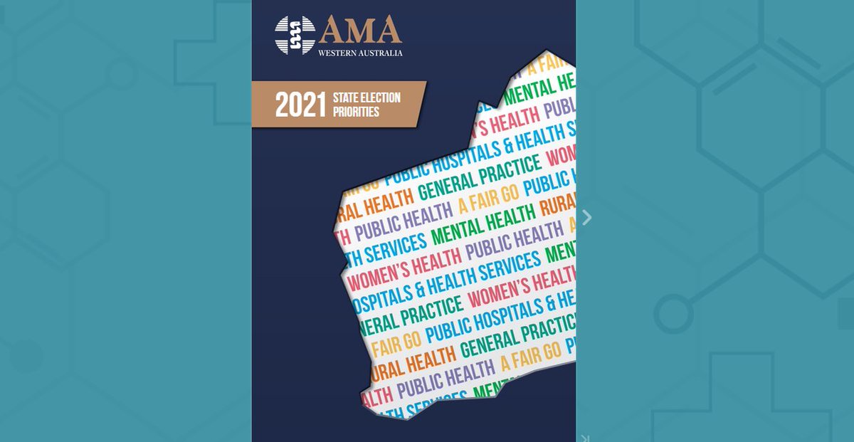 AMA_WA's tweet photo. Health should be everyone’s priority. We want a fair go for patients who need access to a permanent workforce of doctors and for doctors who need permanency. Read our 2021 State Election Priorities document.
#amawa #WAstateelection https://t.co/6krvu5ulF7 https://t.co/tQt2yXCnBy