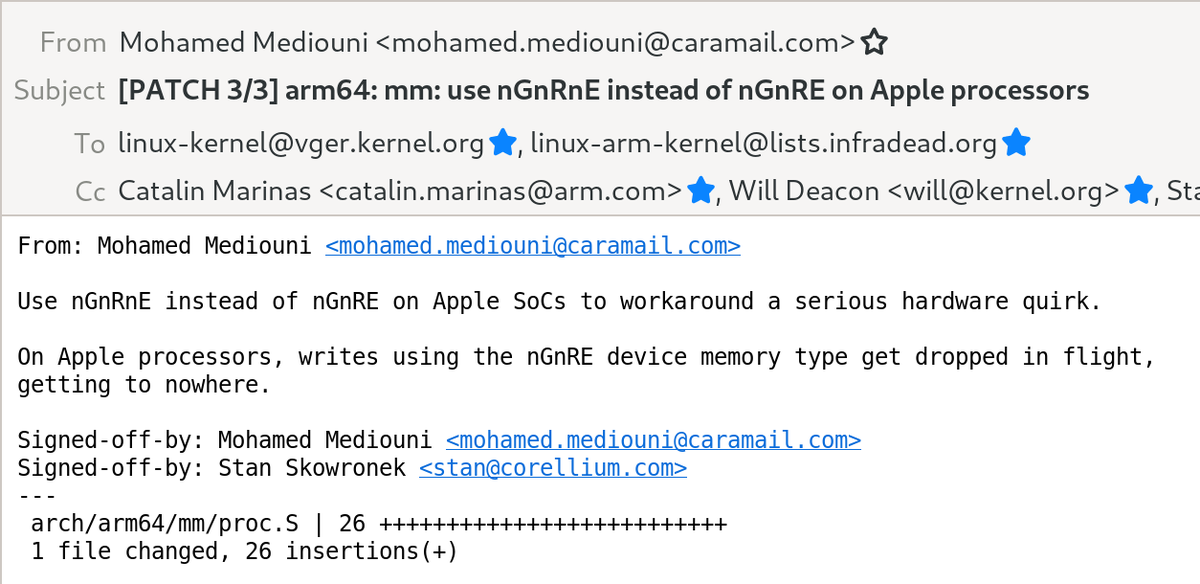 jonmasters's tweet photo. Oh dear Apple folks, really? That's ugly as sin https://t.co/JyP1foPY2R