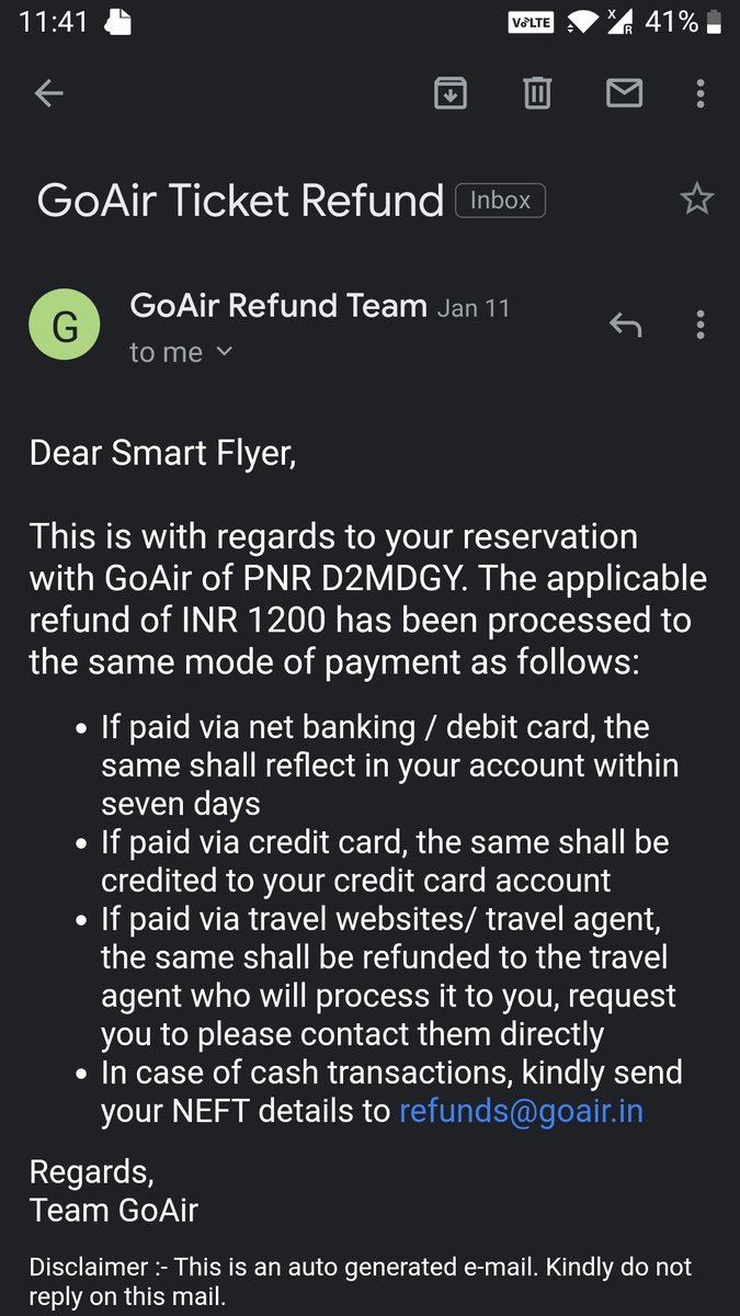 sraghu007's tweet photo. @makemytrip haven't received any update from your end as airlines have refunded the amount and you guys are not responding to call or any email. I have attached the mail copy by airlines..if your team is not able to give any support then stop the service https://t.co/i0lBF9TrtI