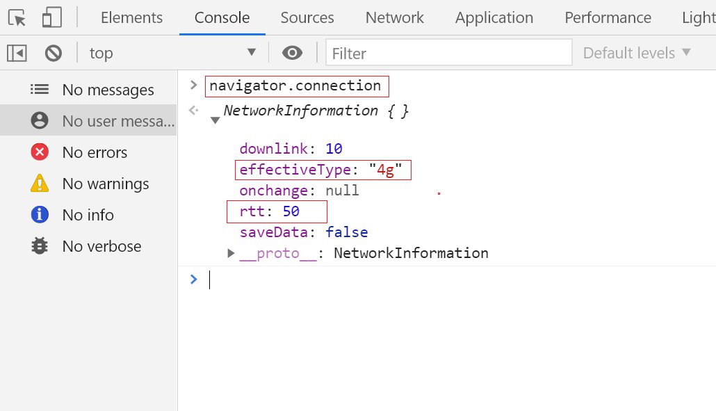 📡 Network Information API on WEB 📡

Many time you want to know user's internet speed ⚡️, important for streaming  websites to choose optimal video quality.

👉 navigator.connection ;

It can also be used to detect if the user is gone offline ✂️

#js #javascript
