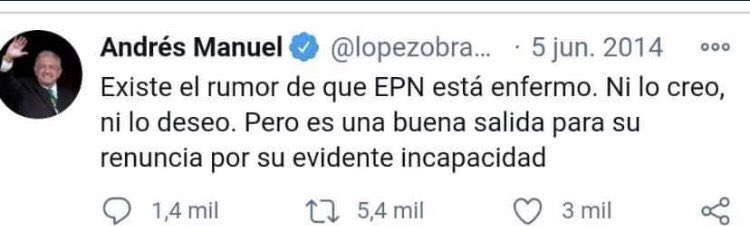 GUERRITA82's tweet photo. @lopezobrador_ 😎😎😎Sigue tu propio consejo https://t.co/xpomR5qCYo