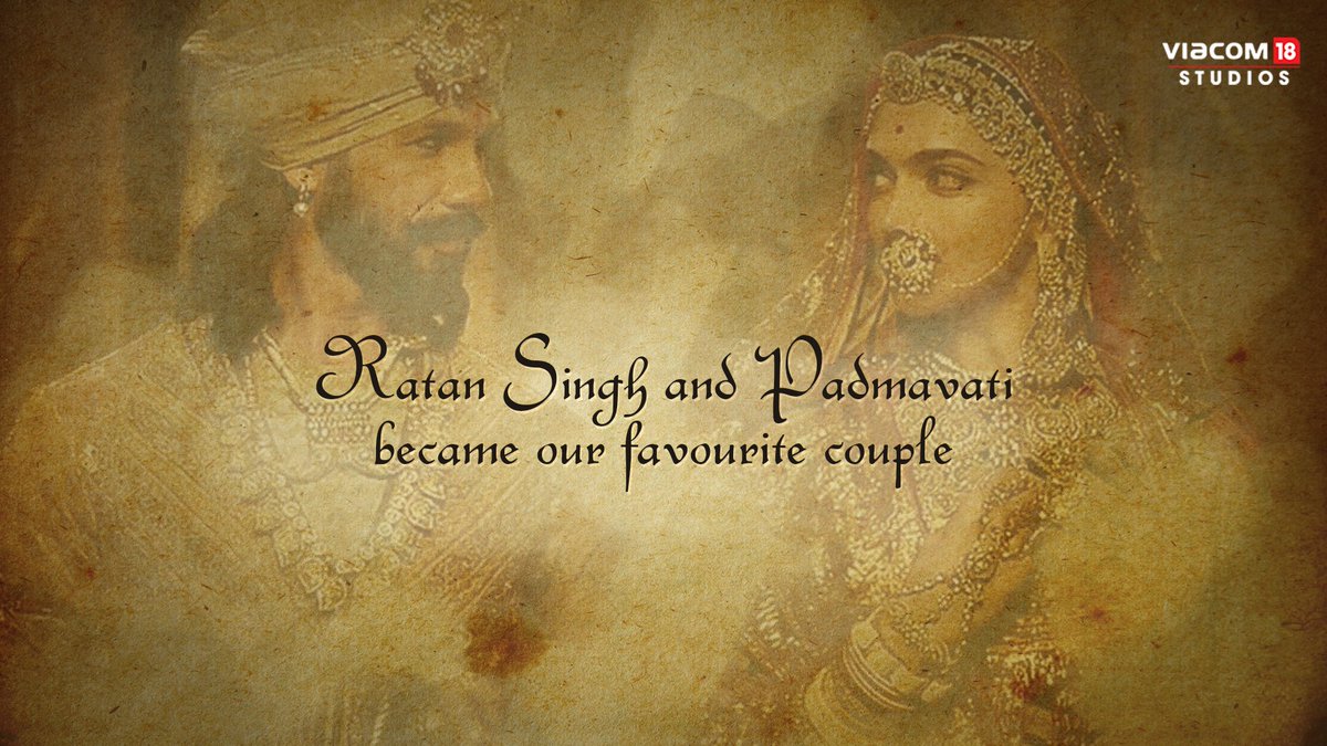 Viacom18Studios's tweet photo. What else was special about @filmpadmaavat for you? Tell us!

#3YearsOfPadmaavat @Bhansali_Prod @shahidkapoor  @deepikapadukone @RanveerOfficial #Viacom18Studios https://t.co/m2Lyf0iONG