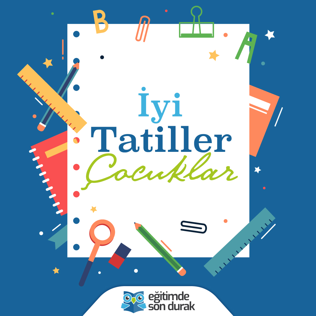İyi tatiller arkadaşlar!😅👍

25 Ocakta sağ salim öğretmenlerinize ve arkadaşlarınıza kavuşana dek tüm öğrencilerimize, velilerimize ve öğretmenlerimize sağlıklı ve huzurlu bir yarıyıl tatili diliyoruz.

#sömestr #tatil #okultatili #sömestrtatili #aratatil #sömestretkinlikleri