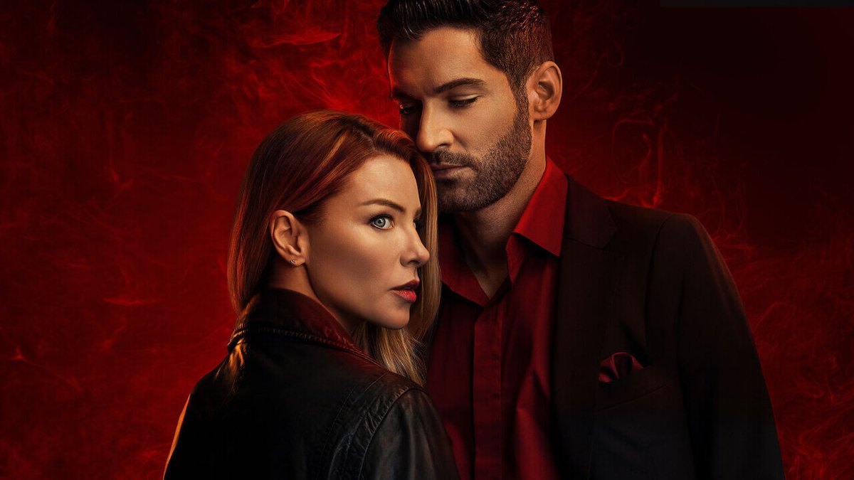 NetflixFR's tweet photo. Aujourd’hui, la série Lucifer fête ses 5 ans !

(On n’a pas encore de date pour la partie B de la saison 5, mais ça arrive toujours prooochainement) https://t.co/7hUa4HYZkR